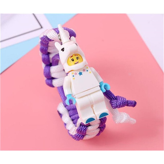 Superhero Marvel Lego Bracelet Buzz Lightyear Unicorn Building Block Paracord Bracelet Shopee Malaysia