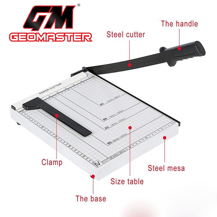 Geomaster A4 Paper Card Document Steel Cutter Trimmer , A4 Paper Cutter ...