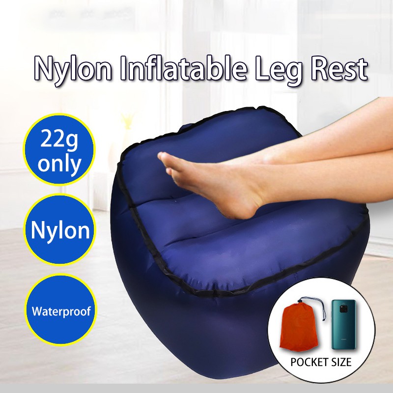 FINANCL CLEARANCE Zachia Soft Inflatable Leg Rest Travel Stool Cushion ...