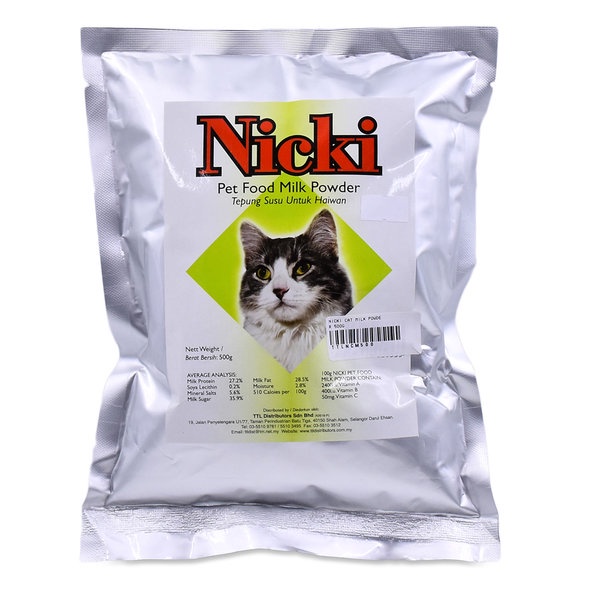 NICKI CAT MILK POWDER 500G Shopee Malaysia