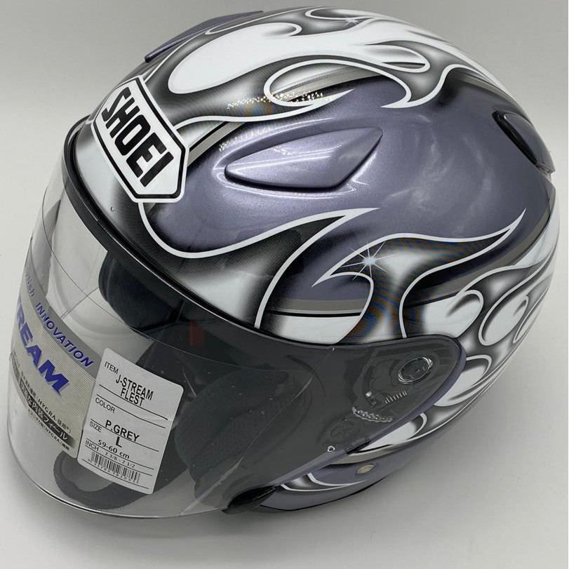Shoei Jstream Flest Grey Grey Open Face Helmet One Size