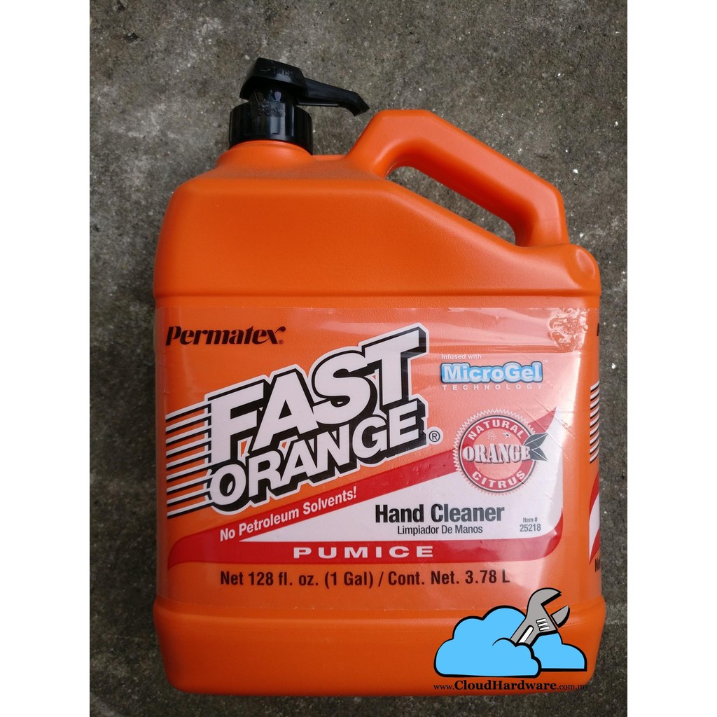 Permatex Fast Orange Fine Pumice Lotion Hand Cleaner - Beltco Malaysia