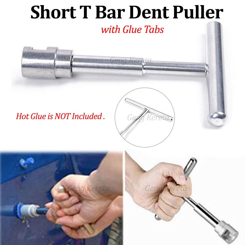 Dent Puller Kit, Paintless Dent Removal Puller T Bar With 18pcs Pulling Tabs Kit Auto Body Damage Repair Hand Tool, Dent Removal Tools - Canada