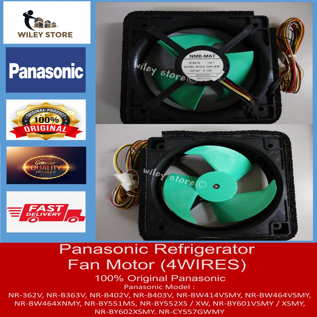 PANASONIC Refrigerator Original FAN MOTOR 4 WIRES Shopee Malaysia