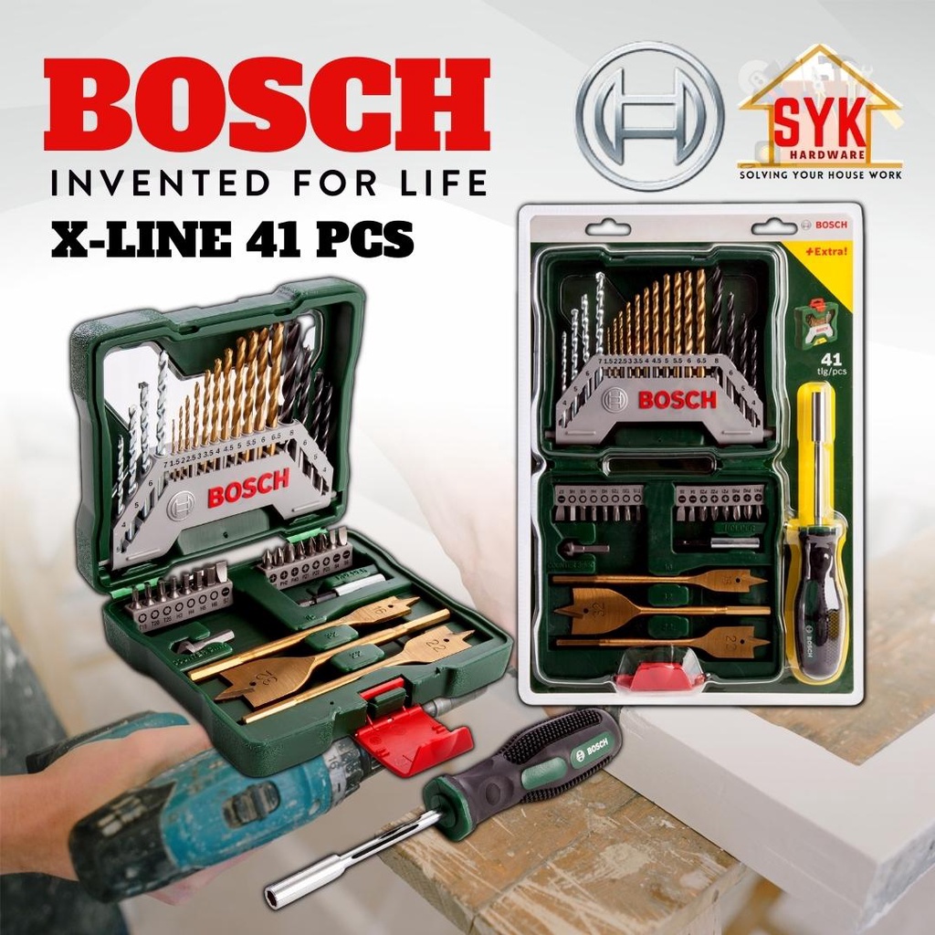 Syk Bosch Original 33pcs 38pcs 41pcs 68pcs 83pcs X Line And V