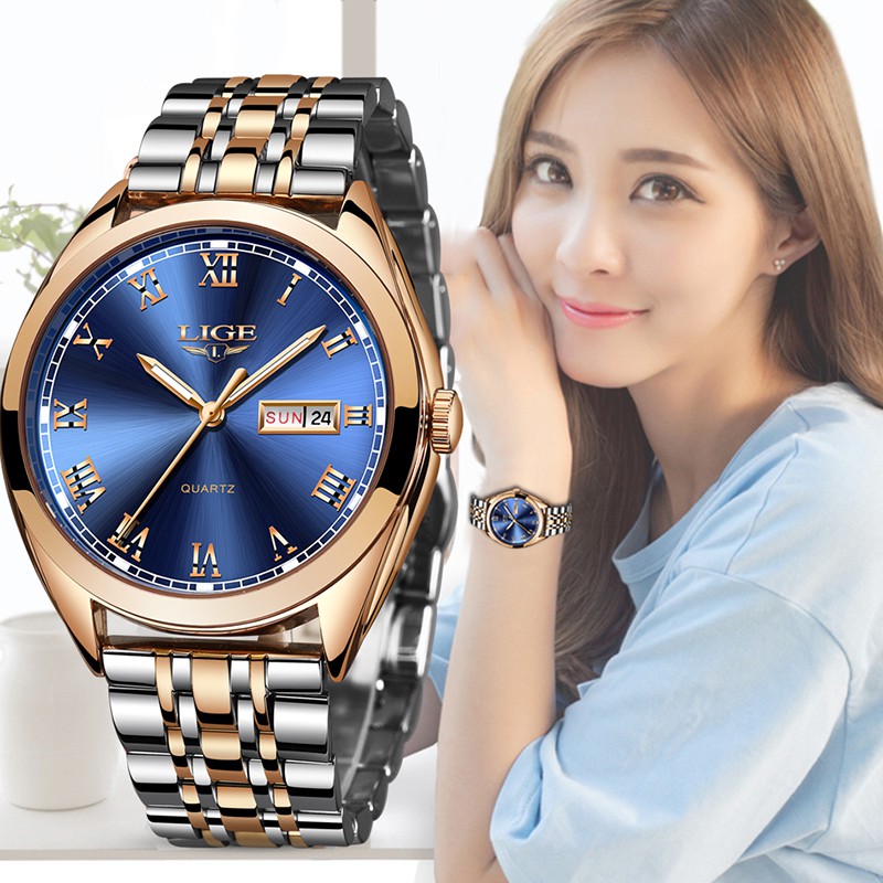 LIGE New Women Watch Business Quartz Watch Ladies Top Brand Luxury Female Wrist Watch Girl Clock Shopee Malaysia