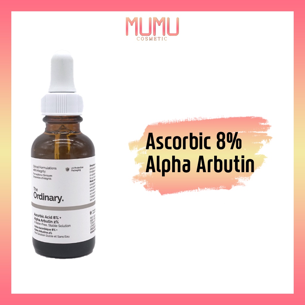 Sérum The Ordinary Acide Ascorbique 8% + Alpha Arbutin 2% - 30ml - Neuf Pour éclat Et Uniformité