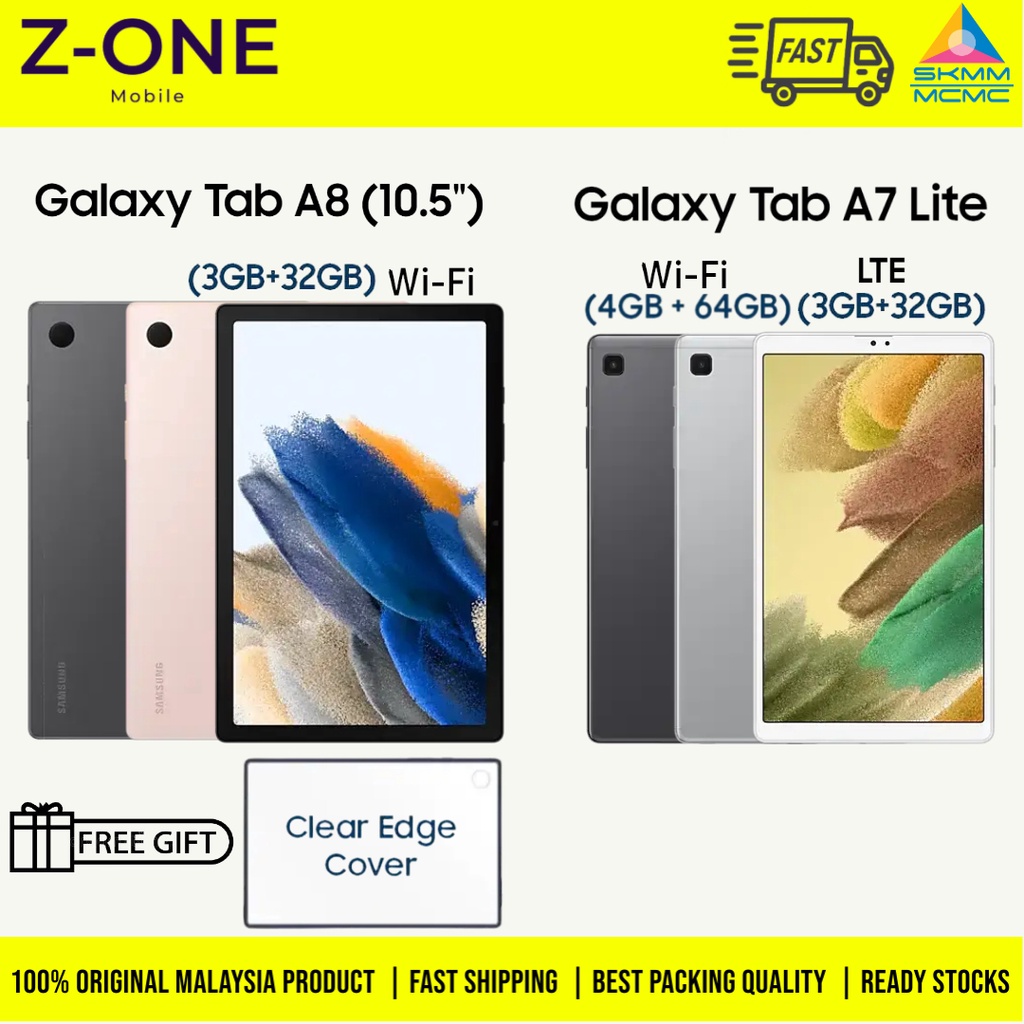 Samsung Galaxy Tab A8 WiFi 3GB+32GB A7 Lite LTE 4GB+64GB 4G 3GB