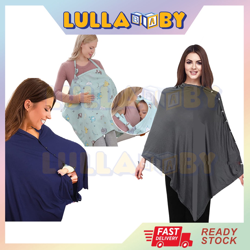 🔥READY STOCK🔥Nursing Cover Breastfeeding Cover Breastfeed Apron Shawl