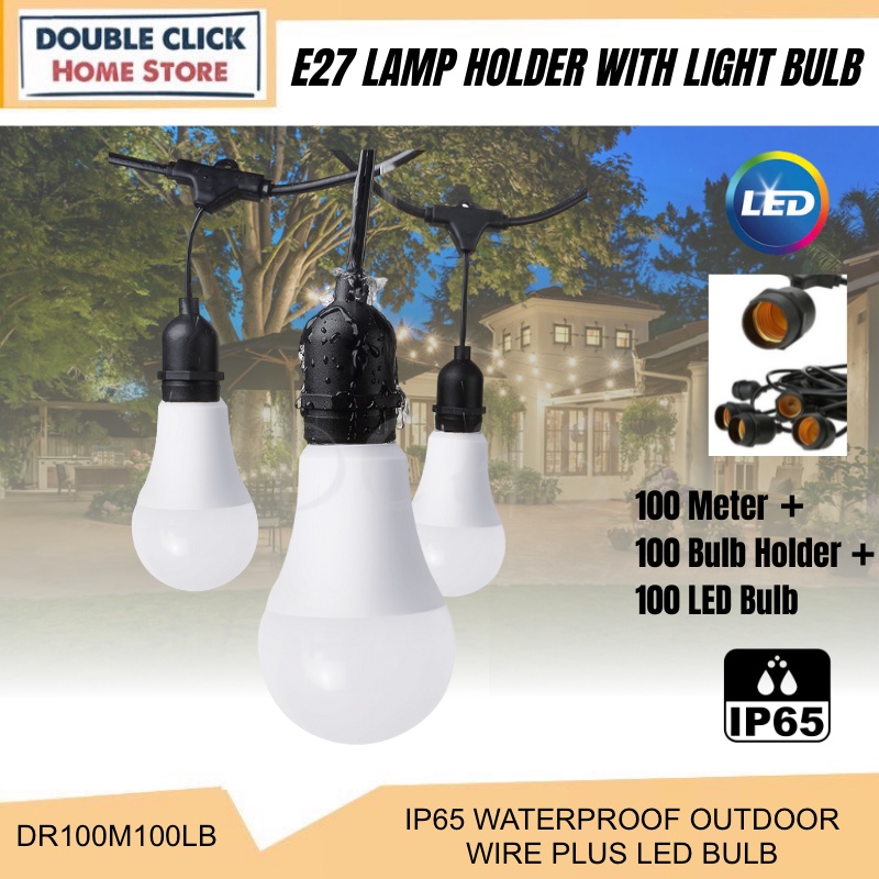 Waterproof e27 deals lamp holder