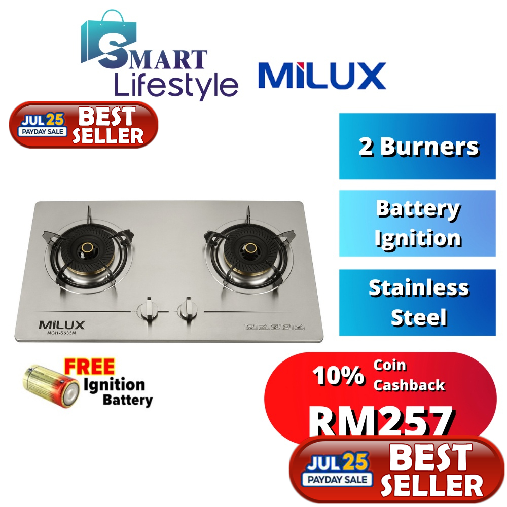 Milux deals gas stove