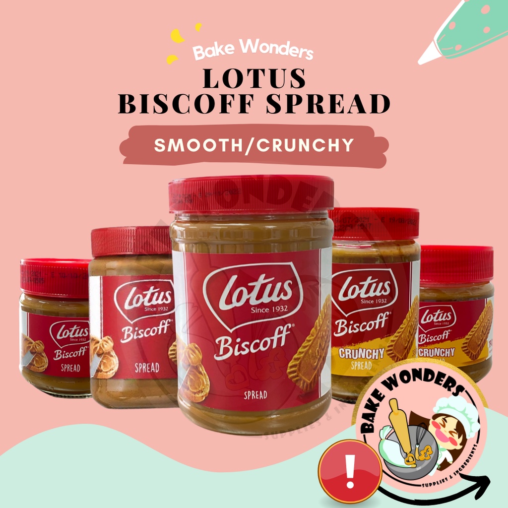 Lotus Biscoff Spread/Lotus Biscoff Smooth Spread/Lotus Biscoff Crunchy ...