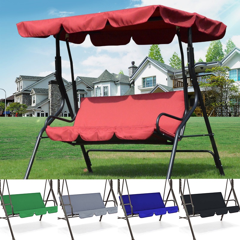 Swing Cover Chair Seat Replacement Cover,Seat Swing Replacement Cushions,  2/3 Seat 600D Thickened Oxford Waterproof Swing Seat Cover For Outdoor  Patio Garden 