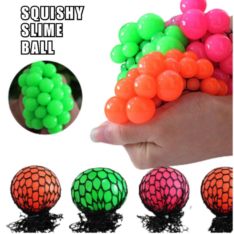 CENDANA Squishy Slime Ball Stress Squeeze Relief Stress Ball 1 