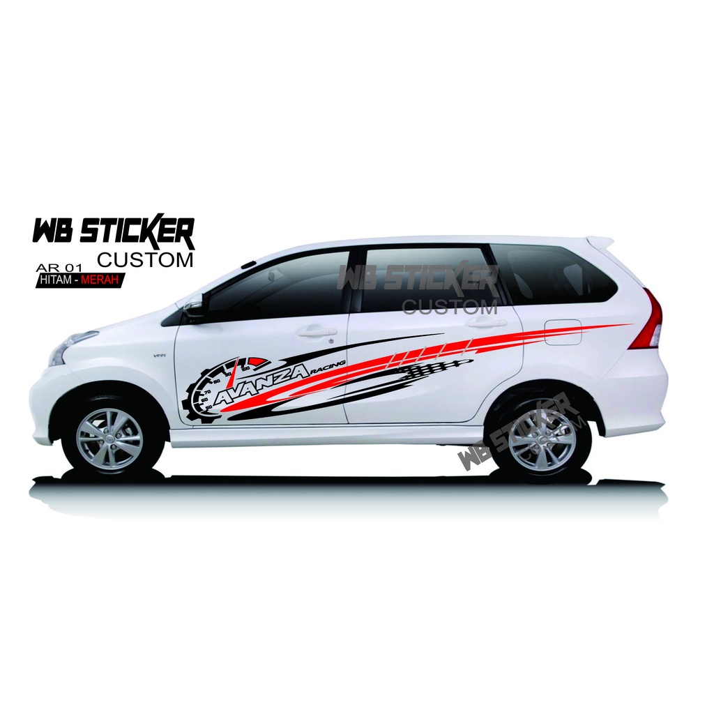 Toyota avanza Car sticker avanza xenia sigra cayla ertiga Car sticker ...