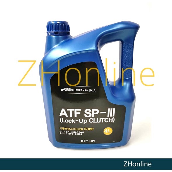 ORIGINAL HYUNDAI KIA - AUTO TRANSMISSION OIL SP-III 4L (1BTL) 04500 ...
