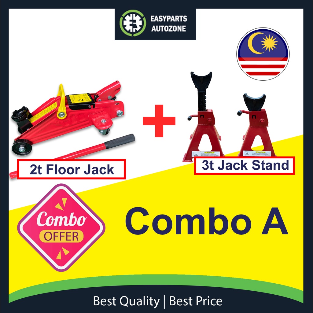 Autozone 2 Ton Hydraulic Floor Jack Jack Stand Foldable Wrench Lug ...