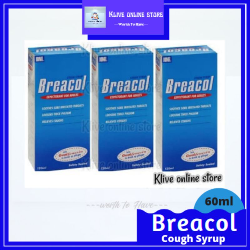 BREACOL Cough Syrup/BREACOL Ubat Batuk/Breacol Adult Cough Syrup