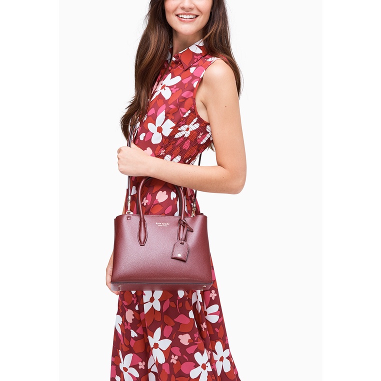 Kate Spade small outlet satchel in Cherrywood