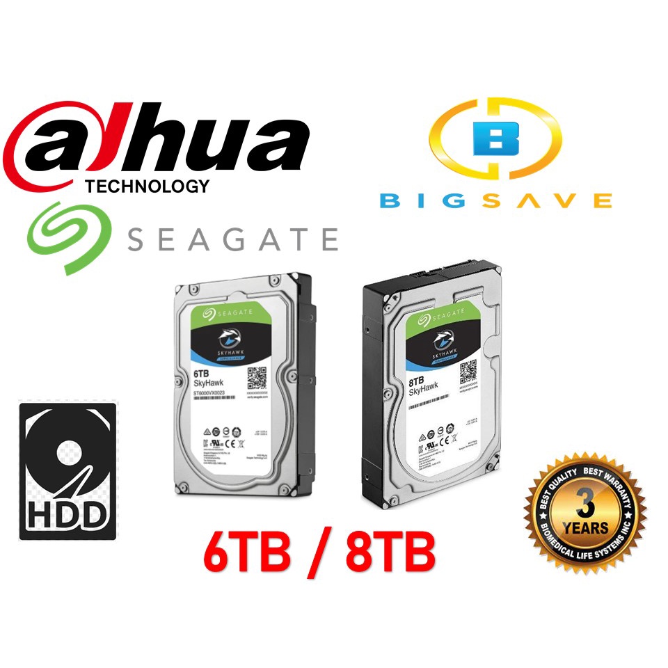 Seagate Skyhawk Hard Disk 6tb 8tb Surveillance Hdd Internal Hard Disk Shopee Malaysia 5785