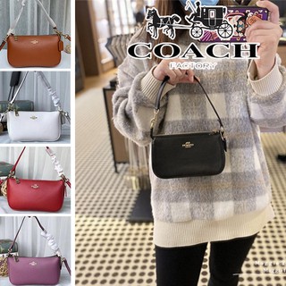 Coach Clara Shoulder Bag In Signature Canvas With Snowflake Print