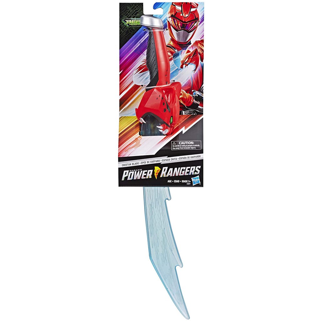 Power Rangers Beast Morphers Cheetah Red Ranger Roleplay Toy Blade 
