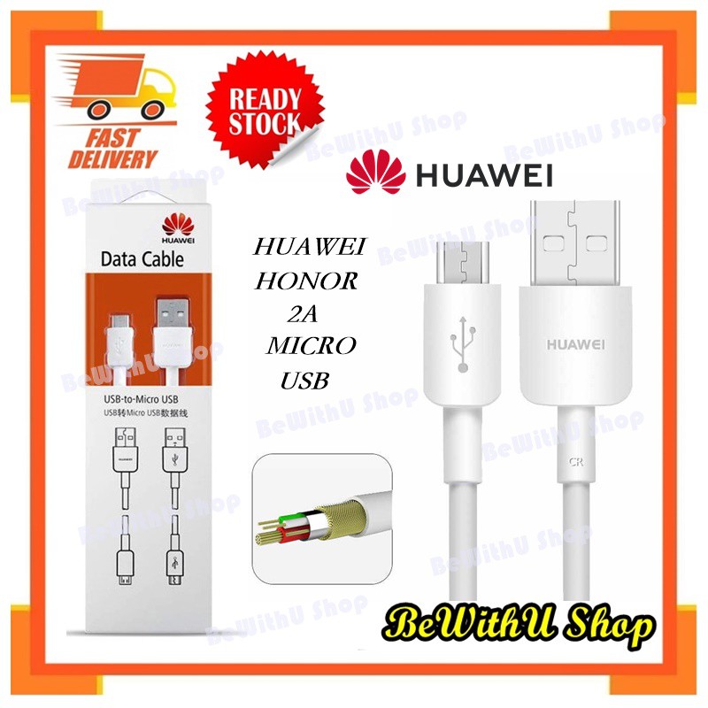 Original Huawei 2A Micro USB Fast Charging Data Transfer USB Cable ...