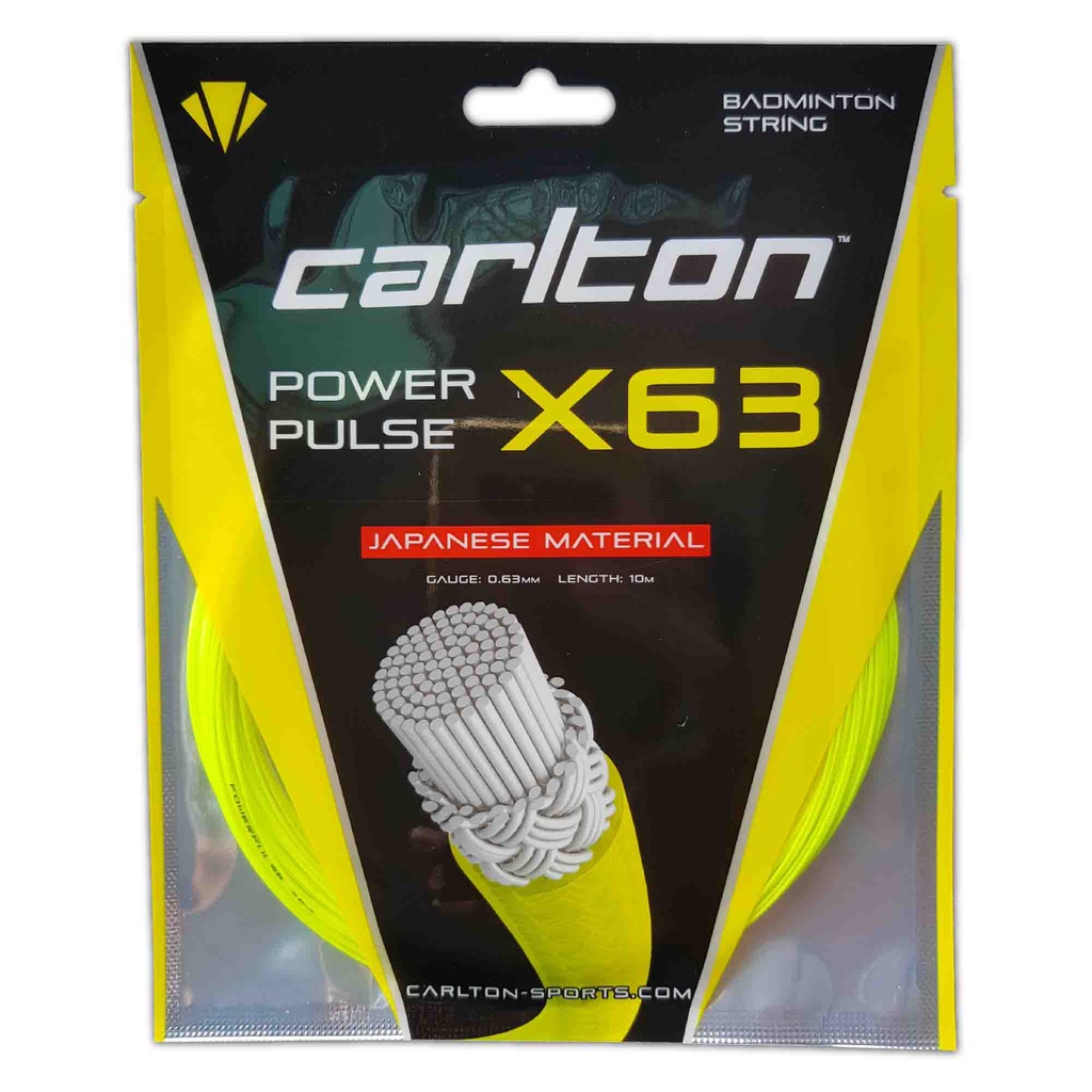 Carlton Badminton String Power Pulse X63 (10 Meter) 0.63 | Shopee Malaysia