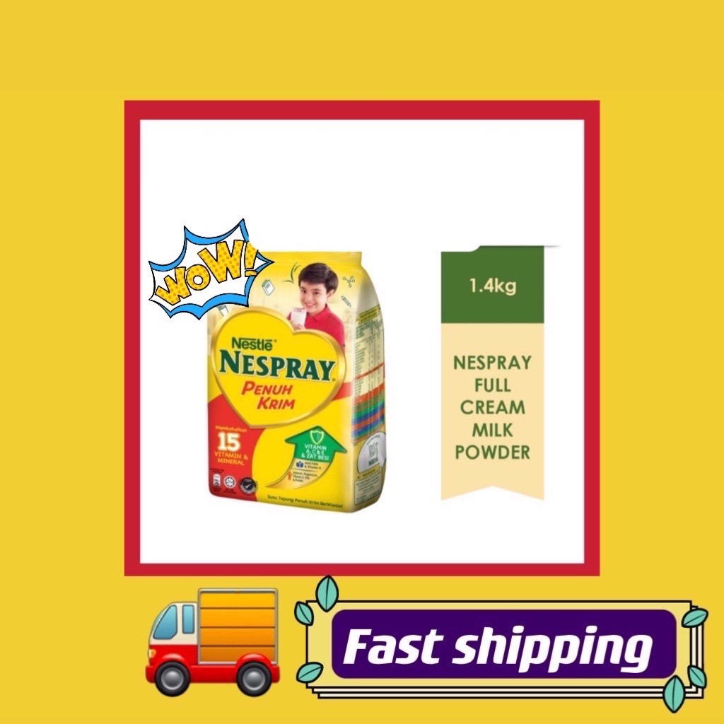 Nestle Nespray Full Cream Milk Powder ( 1.4kg / 750g / 2x750g) Exp 31/5 ...