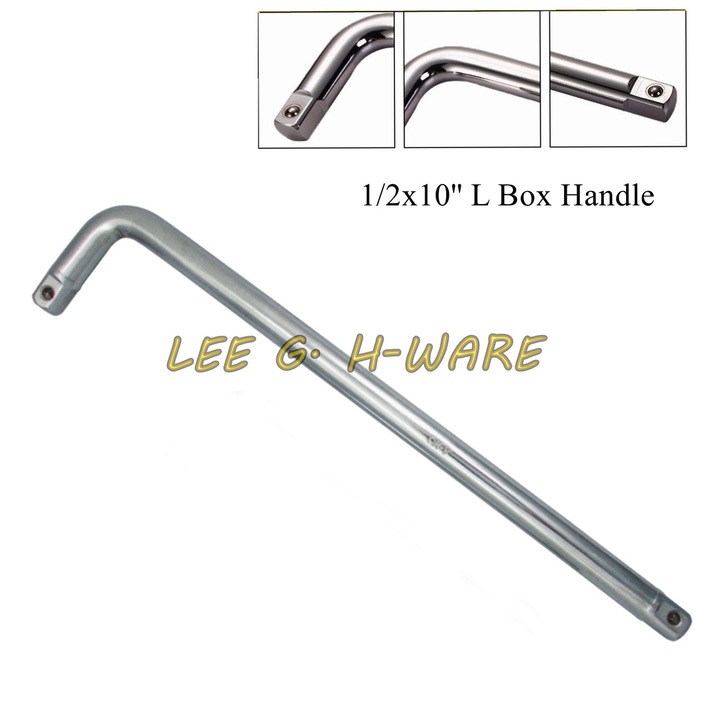 1/2x10'' L Box Handle I Polished Extension Bar L Handle I LHandle For