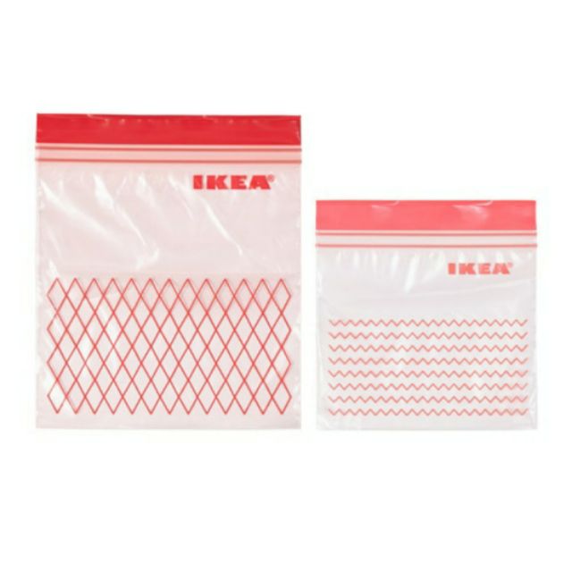 IKEA Istad Zip lock Bag Food Storage Dry Frozen Beg Plastik