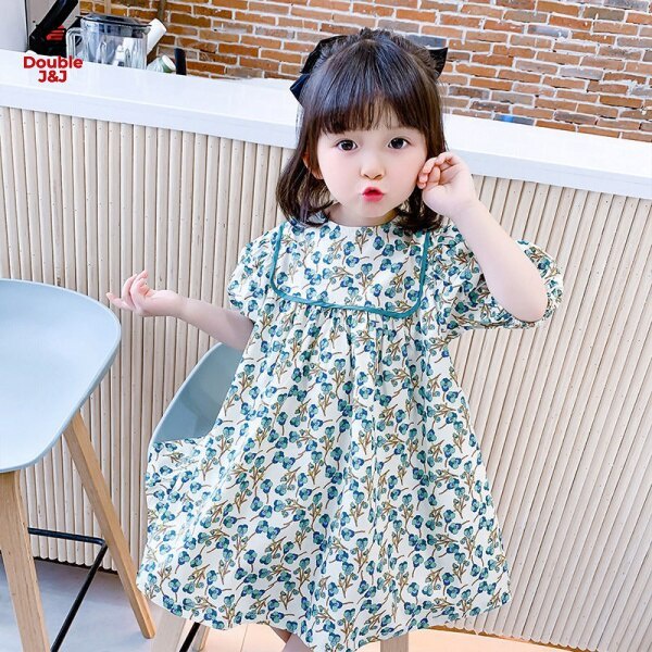 [1-9 years old] Girls Princess Dress New Children Fashion Princess ...