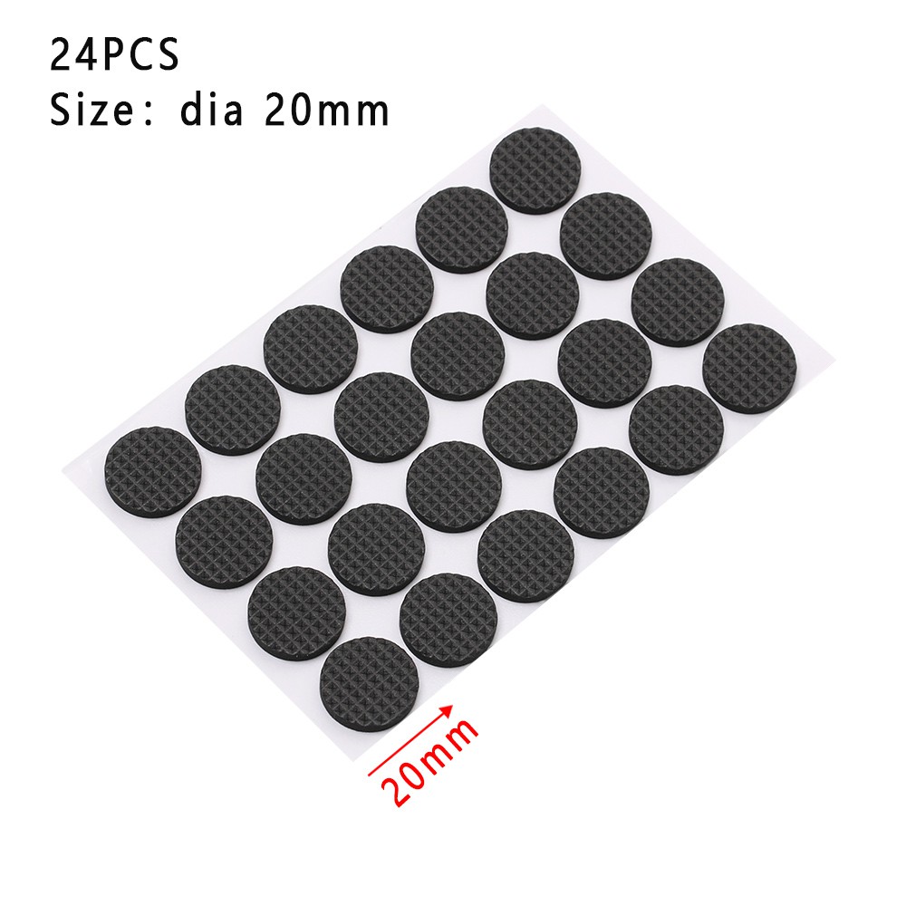 TOP 1/2/6/15/24PCS Thickening Antislip Mat Table Floor Protector