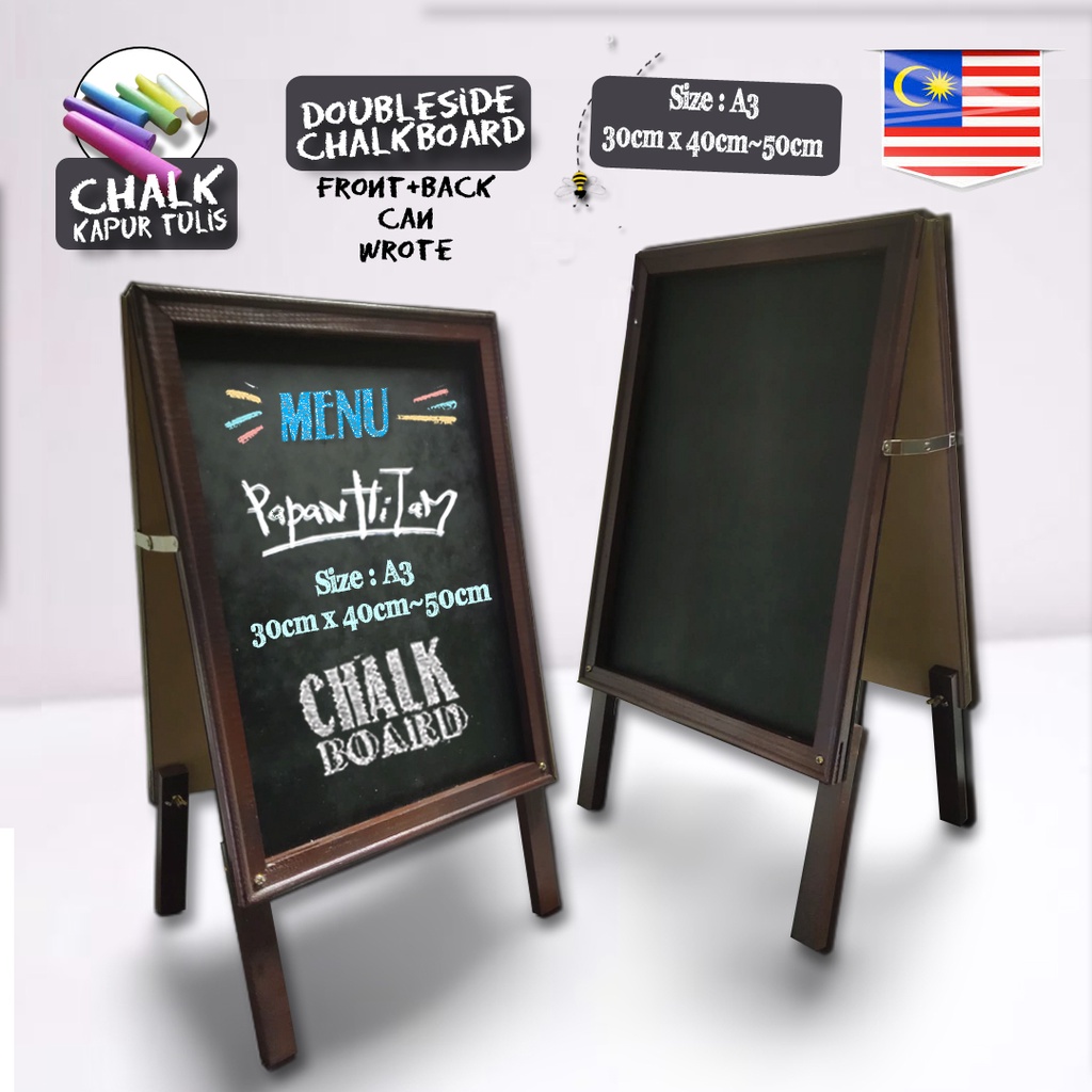 A3 (30cm*40cm~50cm) Vintage MENU CHALKBOARD Rough Kasar Blackboard ...
