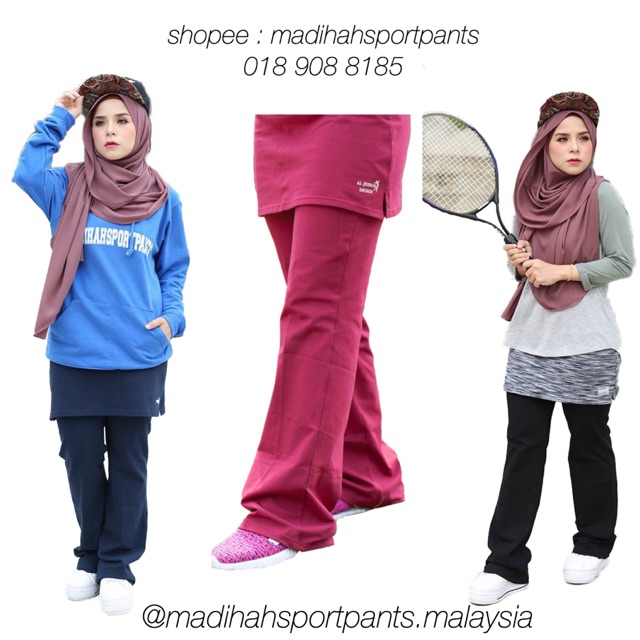 Sport shop skirt muslimah