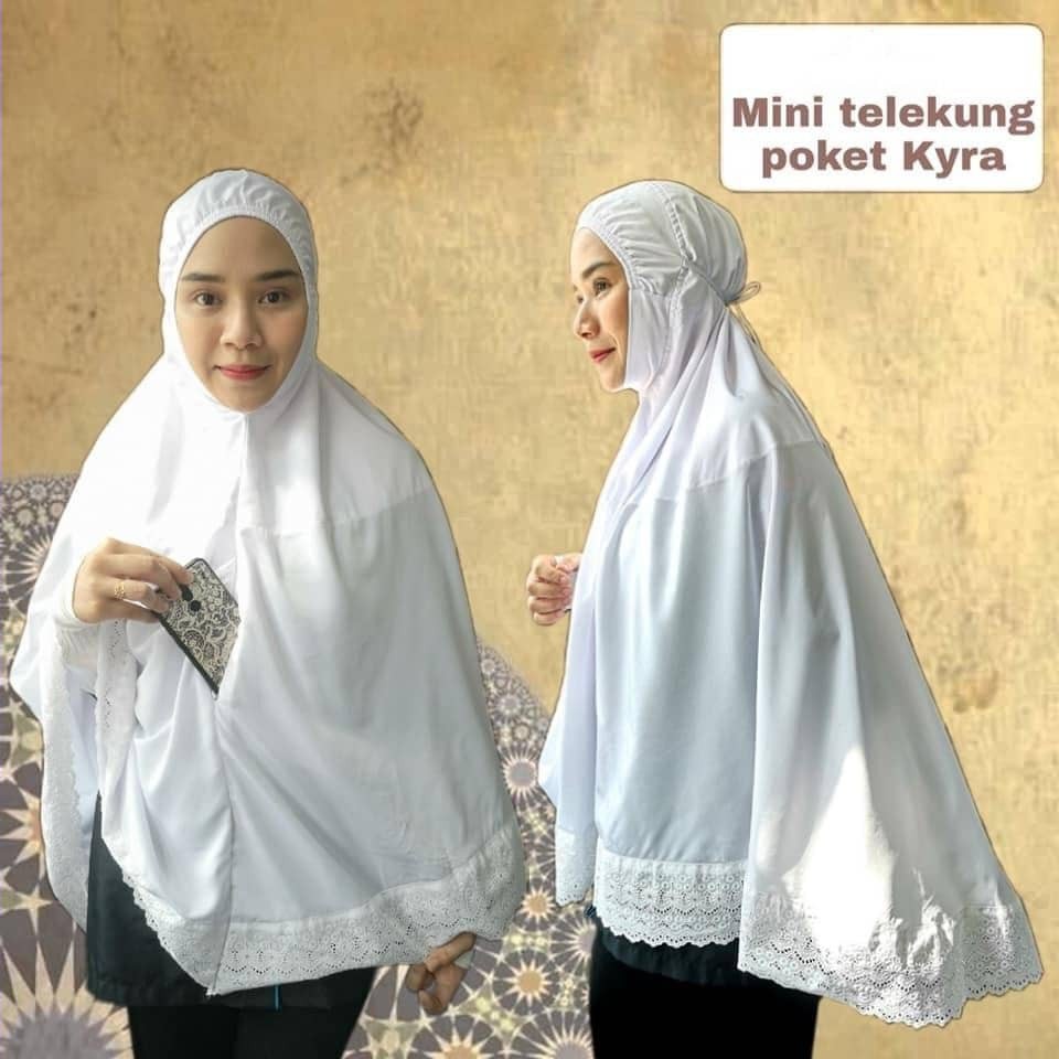 Mini Telekung Kyra Poket Umrah Haji | Shopee Malaysia