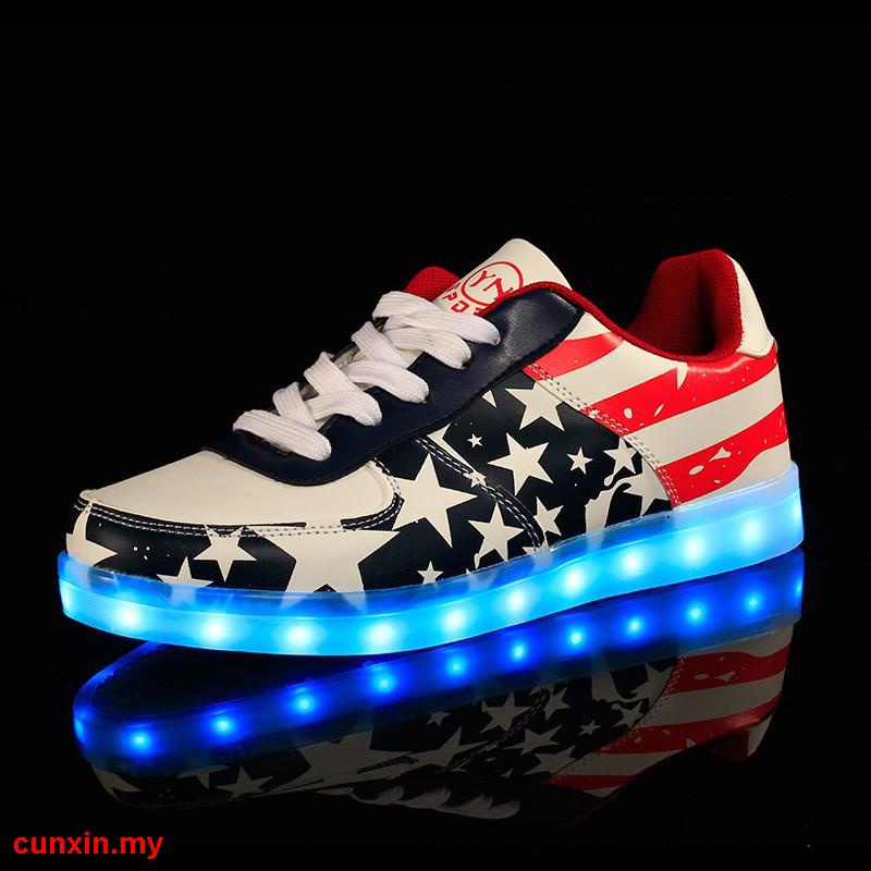 Light up best sale shuffle shoes