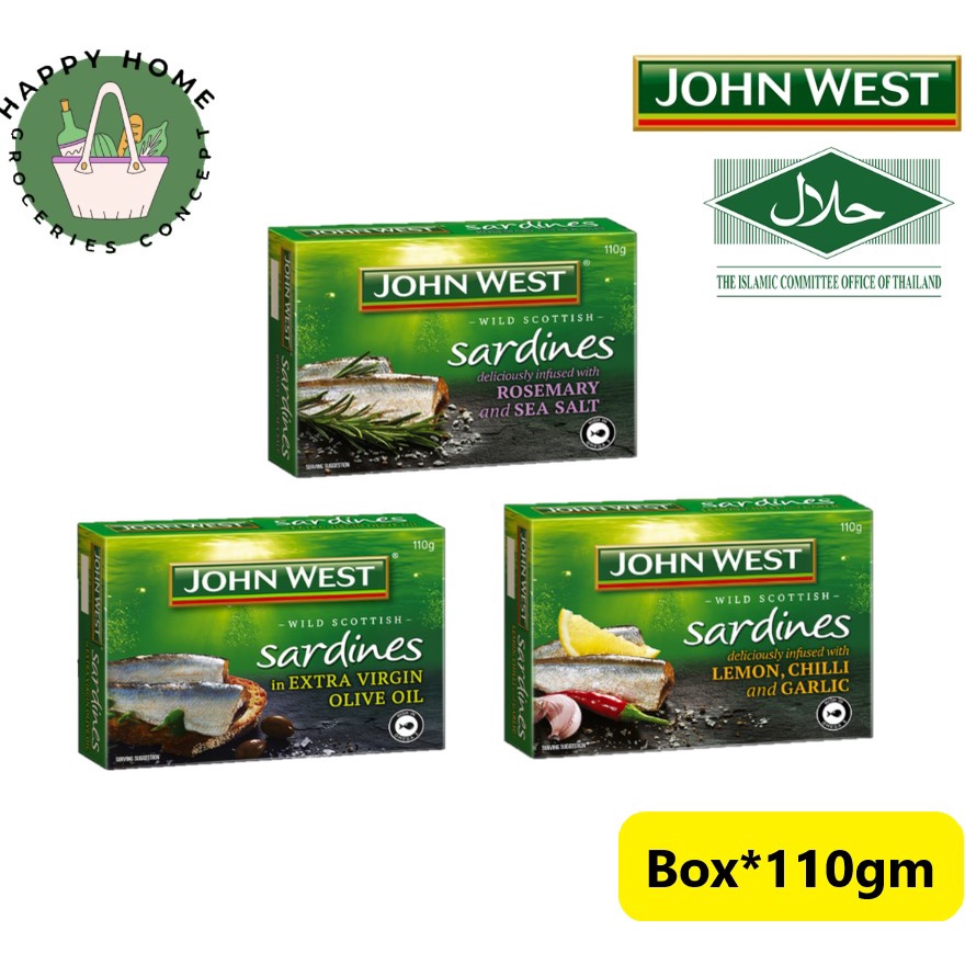 John West Wild Scottish Sardines in Extra Virgin Olive Oil / Rosemary