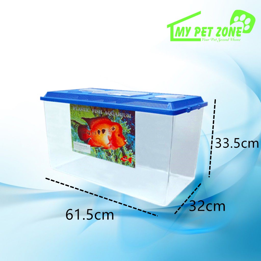 Plastic fish cheap aquarium