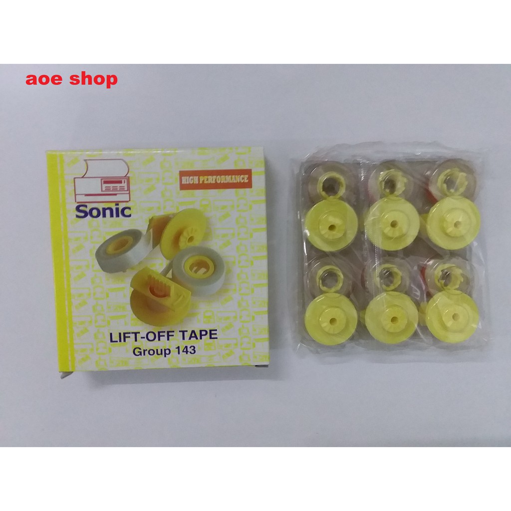 SONIC GROUP 143 TYPEWRITER LIFT-OFF TAPE (BOX OF 6PCS) | Shopee Malaysia
