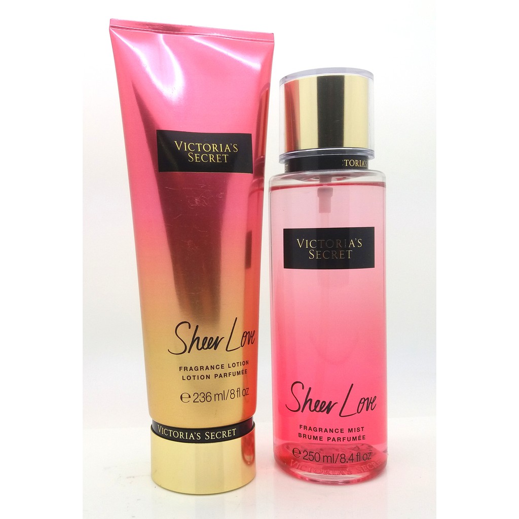 Victoria Secret Sheer Love Lotion and Fragrance Mist