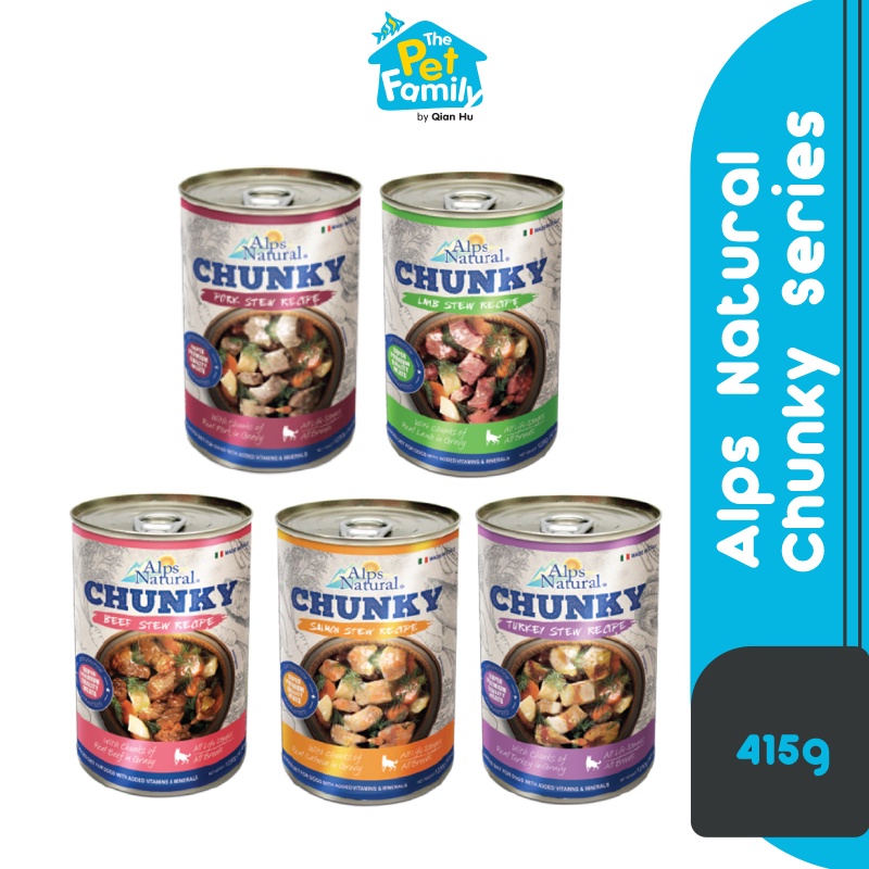 Chunky wet outlet dog food