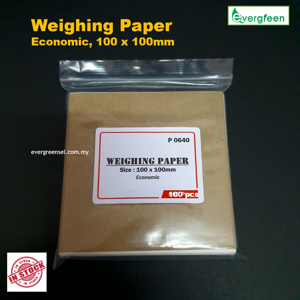 ( PROMO ) Weighing Paper, 100mm x 100mm, Pack of 100pcs Shopee Malaysia