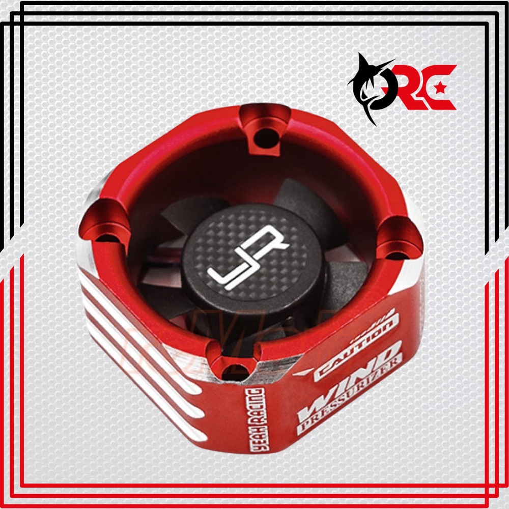 Yeah Racing Aluminum Case 30mm Booster Cooling Fan Red / Black | Shopee ...