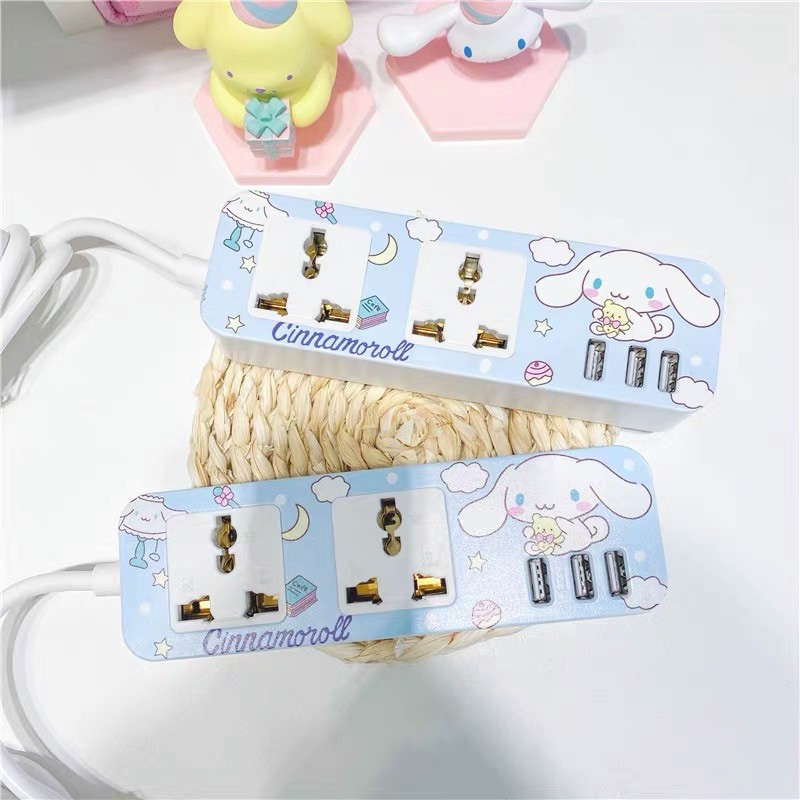 Ready stock Hello Kitty /My Melody/cinnamoroll Extension USB Socket ...