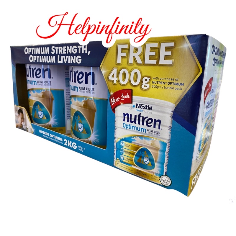 NestleHealthScience Nutren Optimum 2x800g / 800g / 400g Meal