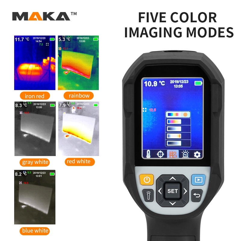 Maka MKL-R03A Professional Handheld Infrared Thermal Imager IR Imaging ...
