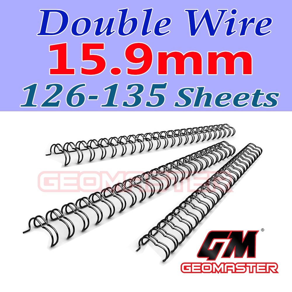 GEOMASTER ( Sell In Loose ) Double Wire Binding Spines ,Wire Comb
