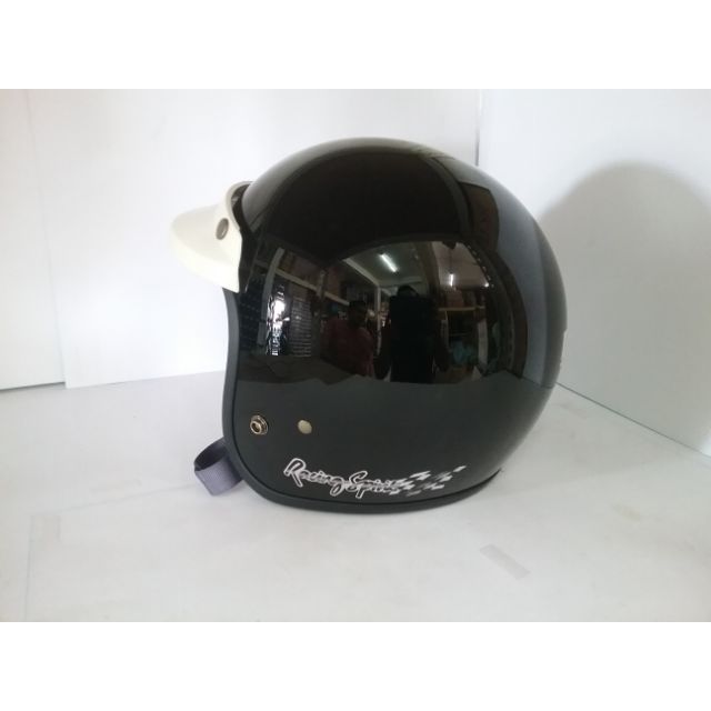 LTD RS RACING SPIRIT HELMET 3 BUTTON (BLACK) | Shopee Malaysia