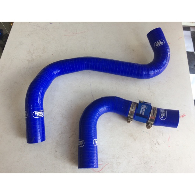 Samco Radiator Hose 3pc Kit for 08-14 Mitsubishi Lancer - Black main image 0